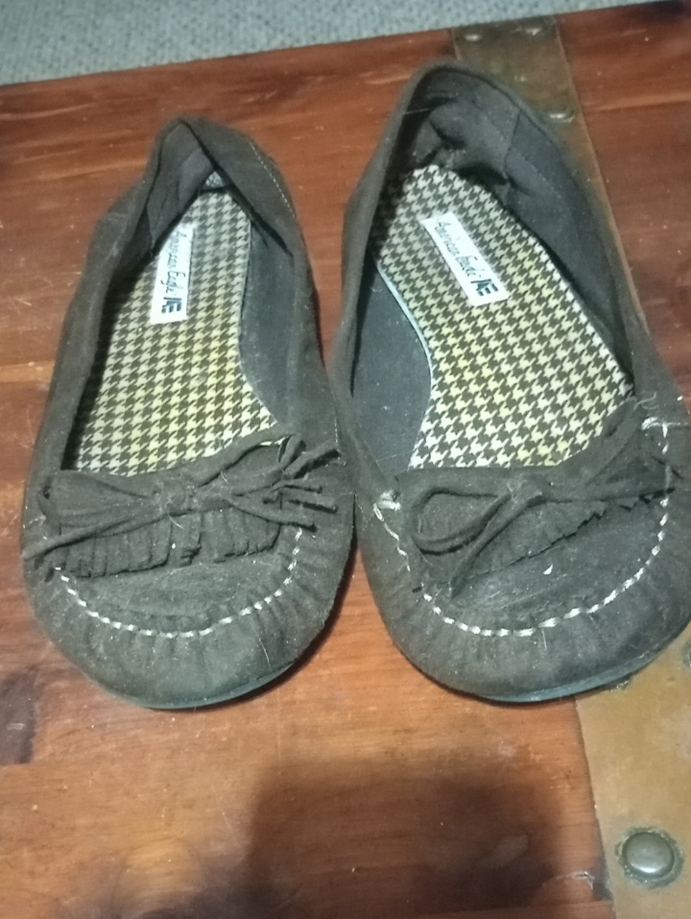 Brown Moccasin Flats - Casual Slip-On  Shoes